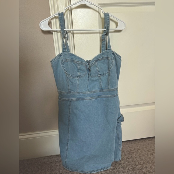 Blue Blush Other - A Haley Boutique Saska Denim Romper Size: L